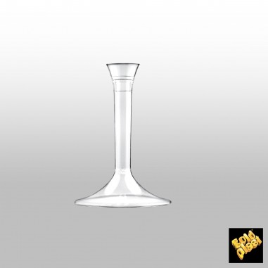 Plastová stopka na pohár Flute, Calice, Coppa - Gold Plast, transparentná