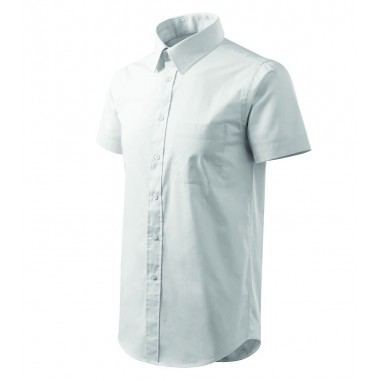 Pánska čašnícka košeľa s krátkym rukávom - biela