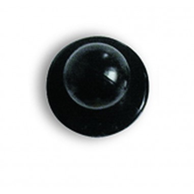 Gombík na kuchársky rondón biely/čierny