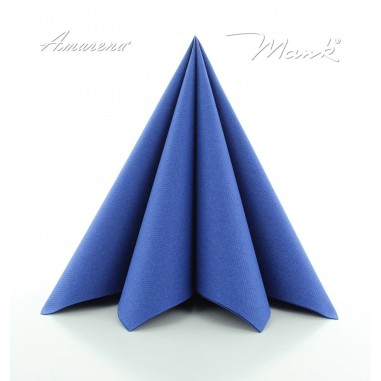 Tmavo modré servítky z netkanej textílie 40x40cm, jednofarebné Mank