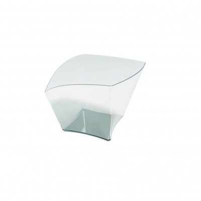Plastové misky na dezerty Twist, 7,2x6,6cm, 90ml, číre