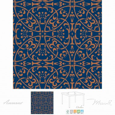 Servítky z netkanej textílie Claudio, 40x40cm, tmavé modré - Mank