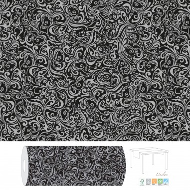 Šerpa z netkanej textílie Lias čierna,40x24m, Mank