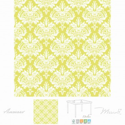 Slávnostné servítky Casper zelené z netkanej textílie, 40x40cm, Mank