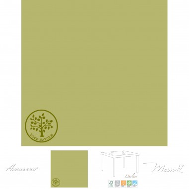 Bio kompostovateľné servítky Love Nature olivové, netkaná textília,40x40cm,Mank