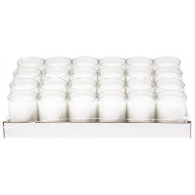 Náhradná náplň do svietnika Cube, biela, 24hodín horenia - Mank