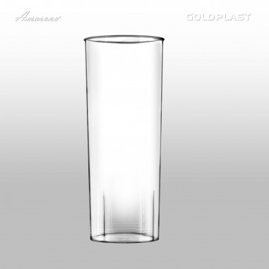 Plastový pohár na Long Drink 300ml, priehľadný