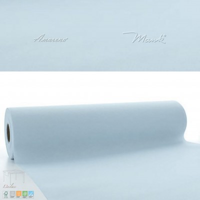 Stredová šerpa na stôl 0,4mx24m Mank, perleťová šedá