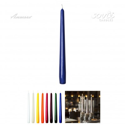 Kónická sviečka tmavomodrá Ø 2,2 x 24 cm, Mank