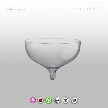 Plastový pohár na sekt, šampanské CHAMPAGNE 150ml, číry