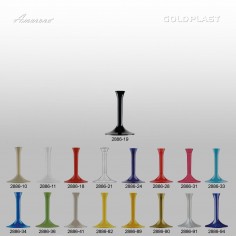 Plastové stopky na poháre, perleťové biele 2