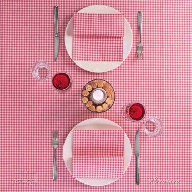 Servítky Italo bordové z netkanej textílie, 40 x 40 cm, Pack Service