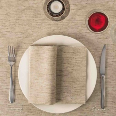 Servítky z netkanej textílie Tosca Nocciola, 40 x 40 cm, Pack Service