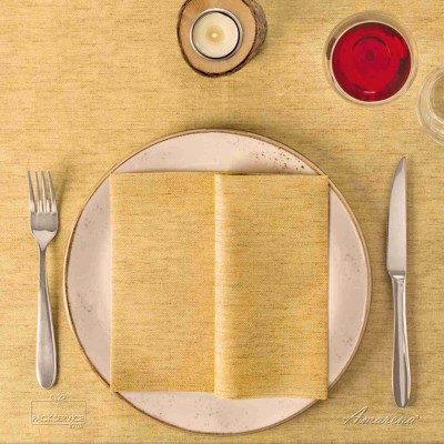 Servítky z netkanej textílie Tosca Ambra, 40 x 40 cm, Pack Service
