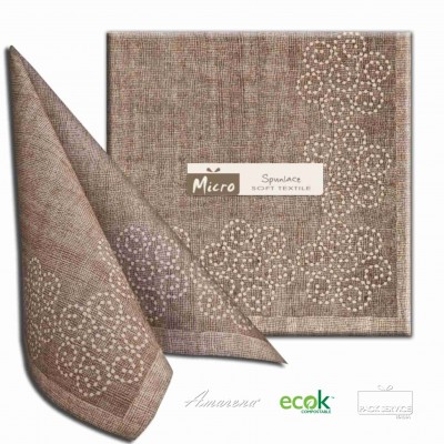 Servítky z netkanej textílie Micro Rosita Cacao, 40x40cm, Pack service