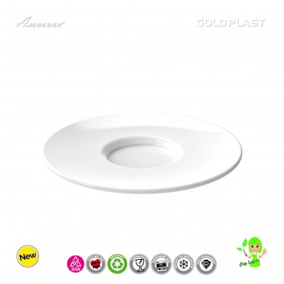 Nerozbitný tanierik pod šálku na kávu 70ml, extra pevný, 6ks