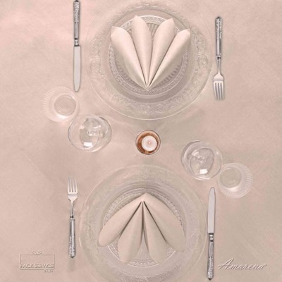 Servítky z netkanej textílie Micro, Gaia Panna, 40x40cm, Pack Service