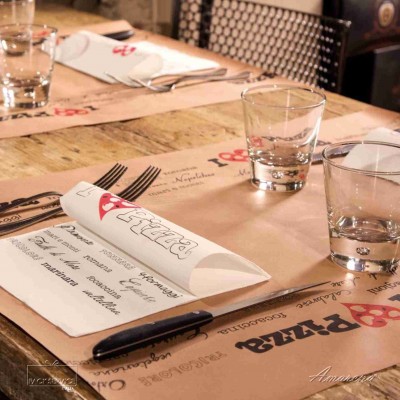 Prestieranie na stôl pod taniere Rustico Pizza, 35x50cm, Pack Service