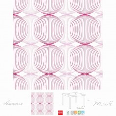 Servítky z netkanej textílie Ludo Altrosa-Bordeuax, 40x40cm, Mank