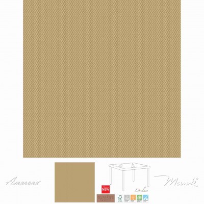 Slávnostné reliéfne servítky Malaga Naturbraun-prírodná hnedá, z netkanej textílie, 40x40cm, Mank