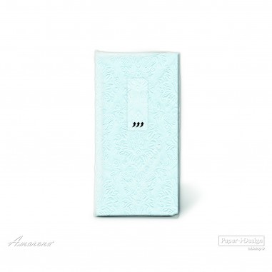 Svadobné vreckovky, 4- vrstvový papier Moments Ornament svetlo modré, Paper+Design