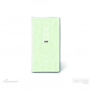 Svadobné vreckovky, 4- vrstvový papier Moments Ornament svetlo zelené, Paper+Design