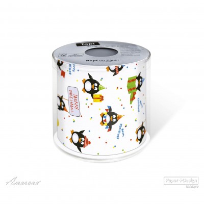 Toaletný papier We have fun vianočný, 3 vrstvový, darčekové balenie, Paper+Design