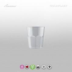 Plastový pohár na likér - 50ml, transparentný, GoldPlast