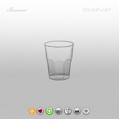 Plastový pohár na likér PP - 50ml, nerozbitný, Gold Plast