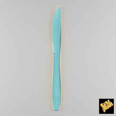 Plastový nožík farebný - 190mm tyrkysový