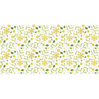 Vianočný behúň na stôl z netkanej textílie, Imelo