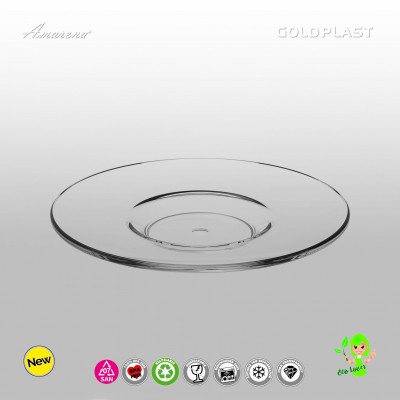 Nerozbitný tanierik pod šálku na kávu 70ml, extra pevný, 6ks