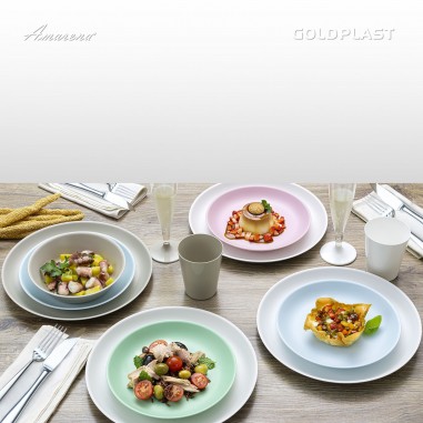 Nerozbitné misky z tvrdeného plastu Ø 17,8cm,...