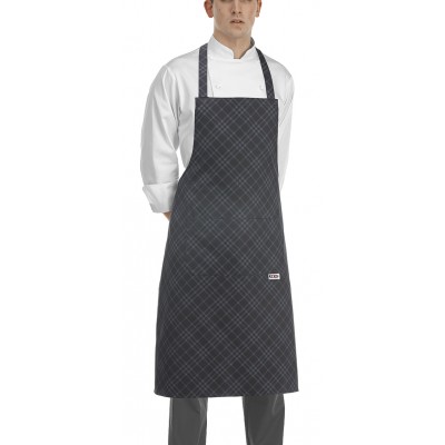 Kuchárska a čašnícka zástera okolo krku, 90x70cm, Iron, zn. Egochef