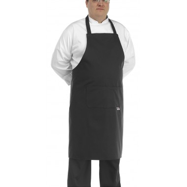 Čašnícka a kuchárska zástera Big-čierna okolo krku, od 5XL- 7XL,100x100cm, Egochef