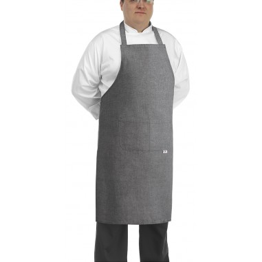 Čašnícka a kuchárska zástera Big-Grey mix-šedá, okolo krku, od 5XL- 7XL,100x100cm, Egochef