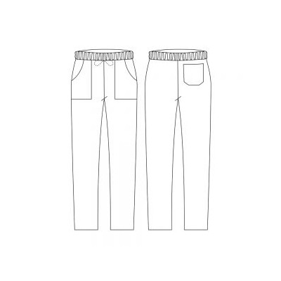 Kuchárske nohavice Coulisse Pocket hnedé