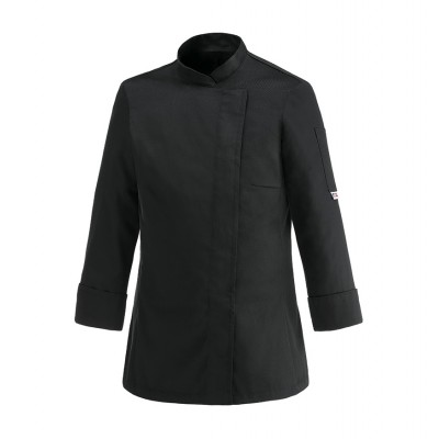 Dámsky kuchársky rondon Cheap Donna-čierny, 100% MICROFIBER, Egochef