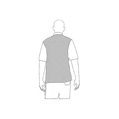 Kuchársky rondon White Ottavio-biely, krátky rukáv, 65% polyester-35% bavlna Egochef