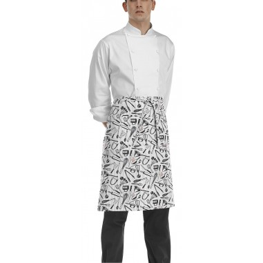 Kuchárska zástera s vreckom 70x70cm, Chefwear, zn. Egochef