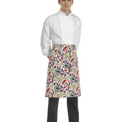 Kuchárska zástera s vreckom 70x70cm, Spezie, zn. Egochef