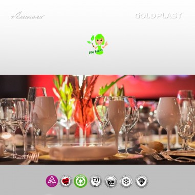 Nerozbitné plastový poháre Gold Plast