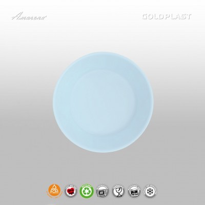 Nerozbitné misky z tvrdeného plastu Ø 17,8cm, modré