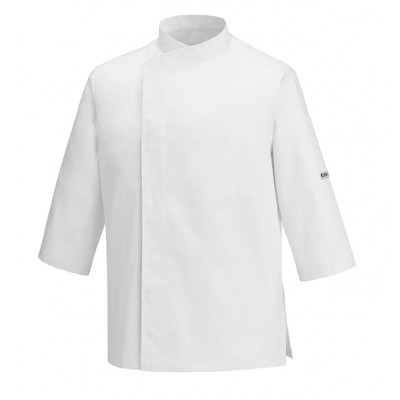 Kuchársky rondon Sleeves White 3/4 rukávy, Egochef