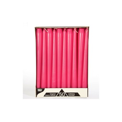 Kónické sviečky cyklámenové Ø 2,2 x 24 cm