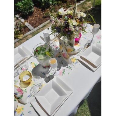 Behúň na stôl Laura lúčne kvety, 40cmx24m,...