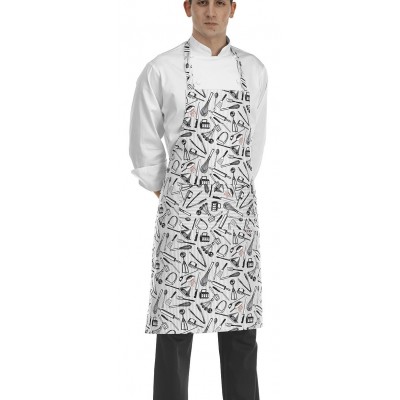 Kuchárska zástera okolo krku, 90x70cm, Chefwear, zn. Egochef