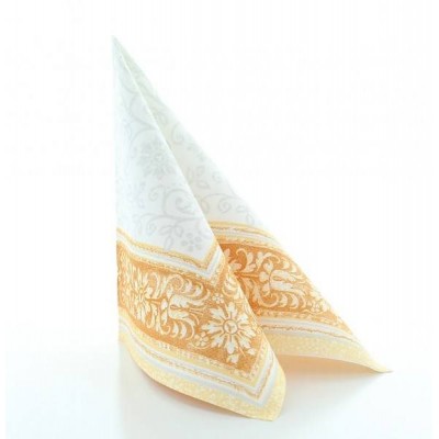 Slávnostné servítky Lara terakotta, 40x40cm, netkaná textília