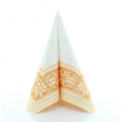 Slávnostné servítky Lara terakotta, 40x40cm, netkaná textília