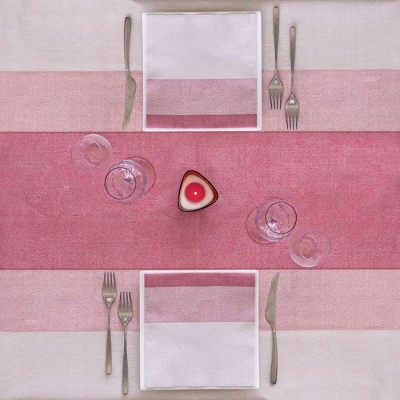 Šedo-bordové servítky z netkanej textílie Stoff bordo 44x44cm, Pack Service